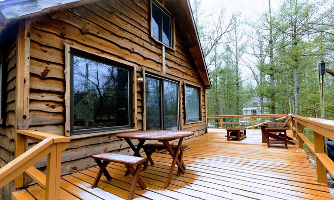 Baldwin Cabin | Relax on the banks of the Pere Marquette River!