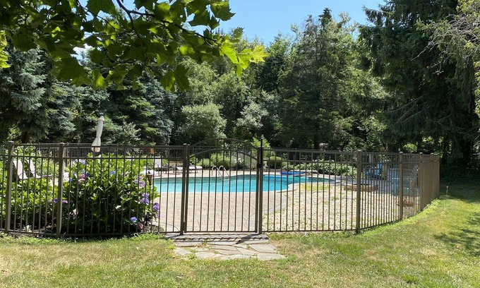 Cutchogue House | Relaxation Awaits-Fully renovated home heated pool, private manicured grounds.