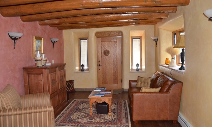 Truchas House | Remodeled 150 Year old Adobe, In historic New Mexico Village