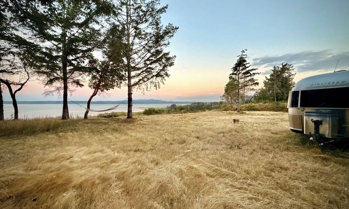 Brinnon House | Remodeled 32’ Airstream with incredible water views on large, private acreage