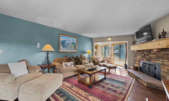 Copper Mountain Village Condo | Remodeled and Spacious Pet Friendly Mountain Condo BE310