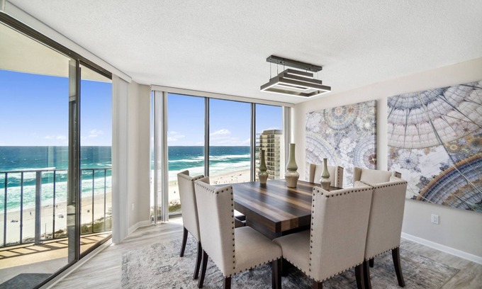 Panama City Beach Condo | Remodeled! Beachfront Wraparound Balcony Edgewater