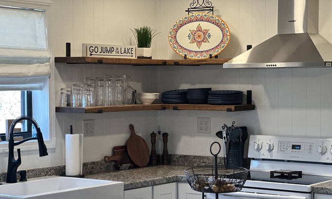 Cape Fair House | Remodeled, cozy home w/ boat slip, fire pit & golf cart at Table Rock Lake