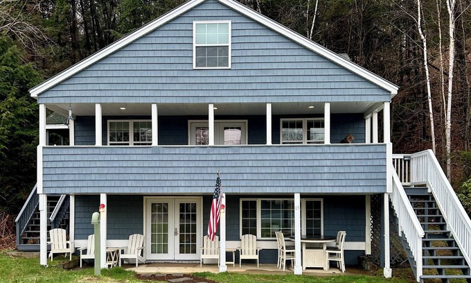 Bristol House | Remodeled Newfound Lake - home w/water views sleeps 10- close to ski mountains!