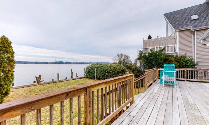 Ocean Pines House | Remodeled, Waterfront Home with Beautiful View, Dock, Large Deck - 1 Dog OK