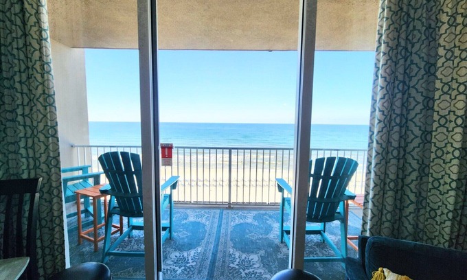 Panama City Beach Condo | Remolded 5th floor Handicap friendly Beach front - Free Beach Chairs!