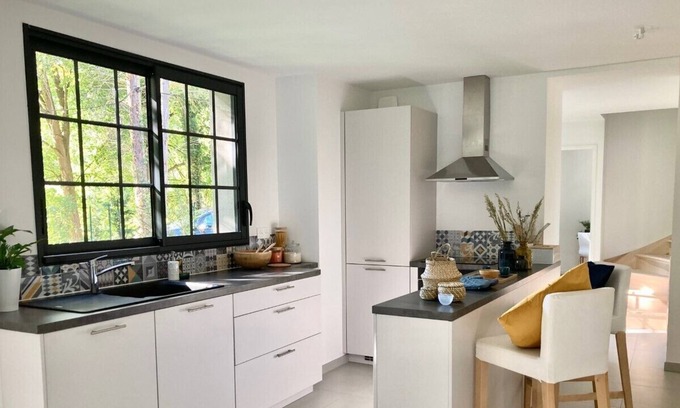 Brignais House | Renovated 12 person house 173m2 with garden 1156m2 15mn from Lyon
