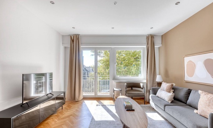Belair Apartment | Renovated Belair 2BR w/Balcony & Elevator, nr Bus Station, by Blueground