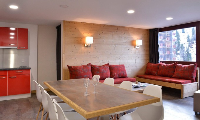 Macot-la-Plagne Apartment | Renovated cozy apartment near slopes, 3 rooms + cabin for 8 people, pets allowed