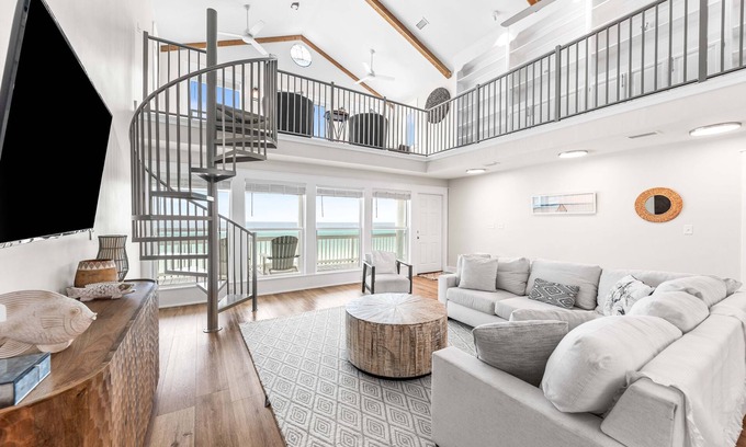 Dune Allen Beach House | Renovated Gulf Front Home with Private Beach, 4 Bikes, and Stunning Views