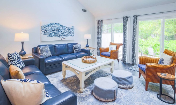 Sea Pines House | Renovated Home with Private Hot Tub, Fire Pit, Community Pool, Tennis Court & Playground