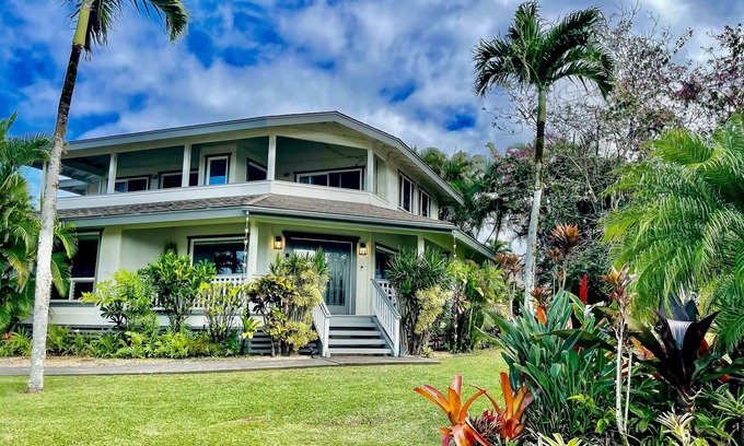 Princeville House | Renovated home on corner lot with Bali Hai view, amazing lanais & great location