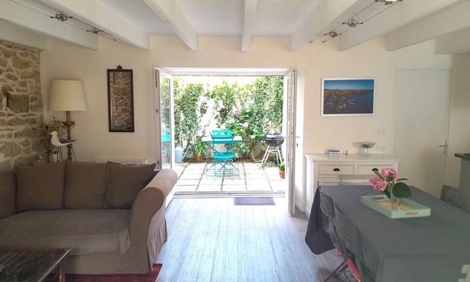 Groix House | Renovated house in town center, 3 bedrooms, near shops