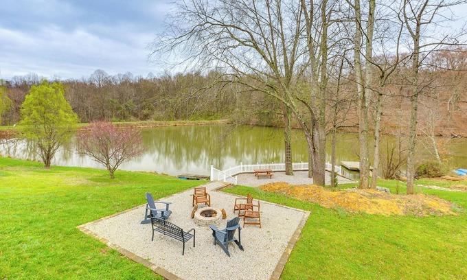 Logan House | Renovated Logan Home w/Pond & Fire Pit