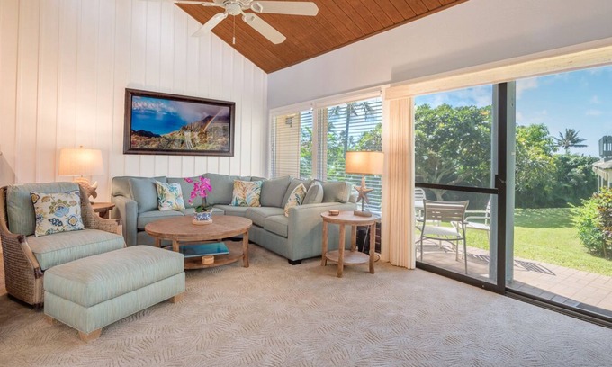 Poipu Condo | Renovated-Steps to the Ocean! Manualoha 304 at the Poipu Kai- Kauai