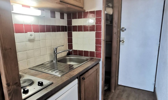 Plagne Centre Apartment | Renovated studio, direct access to slopes, balcony, all comfort