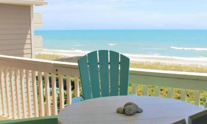 Wilmington Beach Condo | ~RENOVATED~ Top Floor Views, Oceanfront, Pool, Spacious Deck, Desirable Area