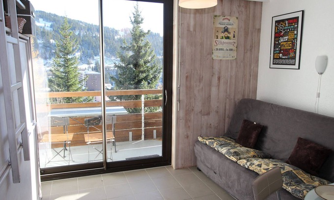 Chamrousse Apartment | Renovated, well-equipped studio with south-facing balcony