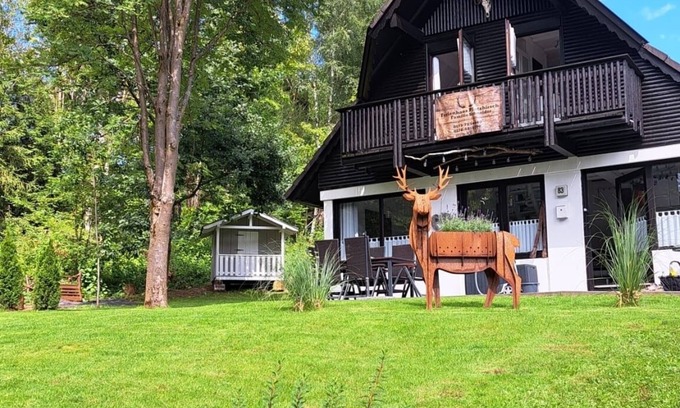 Feriendorf Frankenau House | Renoviertes Ferienhaus Frankenau Waldrand Nationalpark Kellerwald Edersee 6 Pers