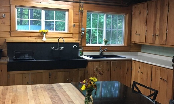 East Hancock Cabin | Rent the Lodge and our property for your family reunion, wedding, or group event
