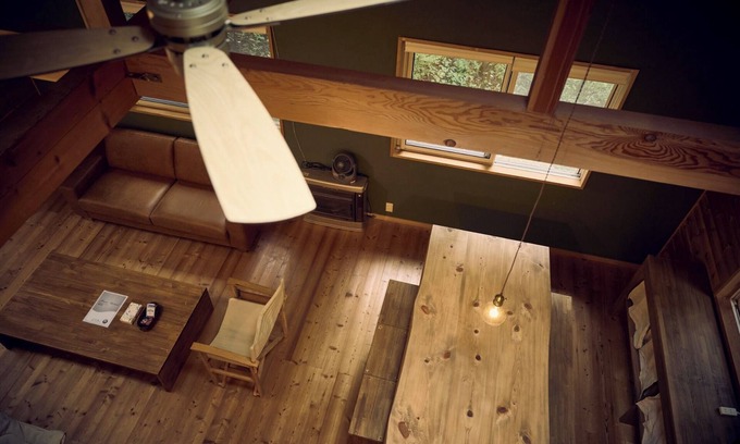 Naganohara House | Rental villa in the forest Wooden deck roof Cypr/Agatsumagun Gunma