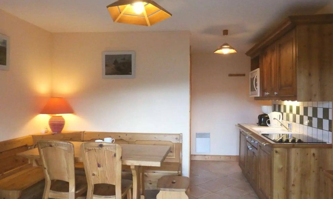 Meribel Village Apartment | Residence Fermes De Meribel G - Nice apartment 3 rooms 4 people on Méribel Village close to the slopes and close to the shops of Méribel Village
