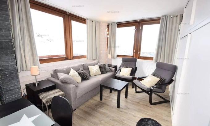 Plagne Centre Apartment | Residence Le Mont Blanc - 2 Rooms 5 pers - WIFI - THE MONT-BLANC - PLAGNE CENTRE