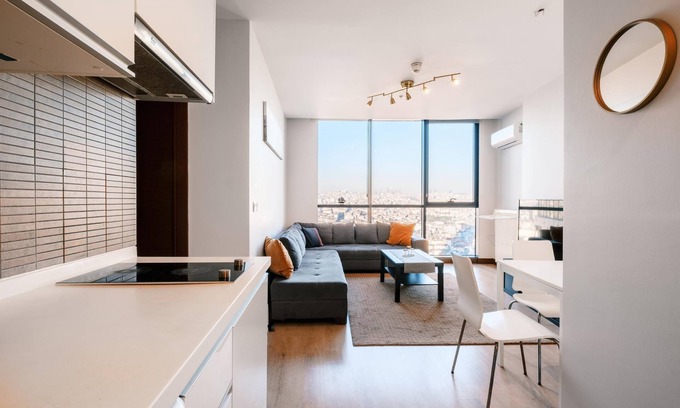 Atasehir Apartment | Residence with City View 5 min to Optimum Mall