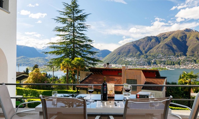 Gambarogno Apartment | Residenza Miralago Apt. D32 by Interhome