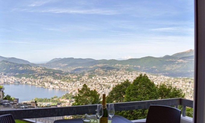 Lugano Apartment | Residenza Monte Bré - Apt.204 Haus2 by Interhome