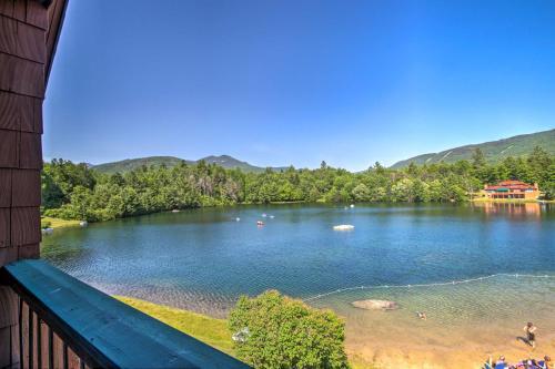 North Woodstock Apartment | Resort Condo with Lake and Pool about 5 Mi to Flume Gorge!