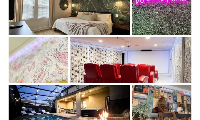 Four Corners House | Resort house Private Pool Hot Tub Theater Very Close to Clubhouse! Free HT heat