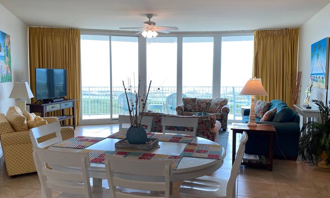 Orange Beach East Condo | Resort Style Amenities. NO extra admin fees added. Amazing parking spot!