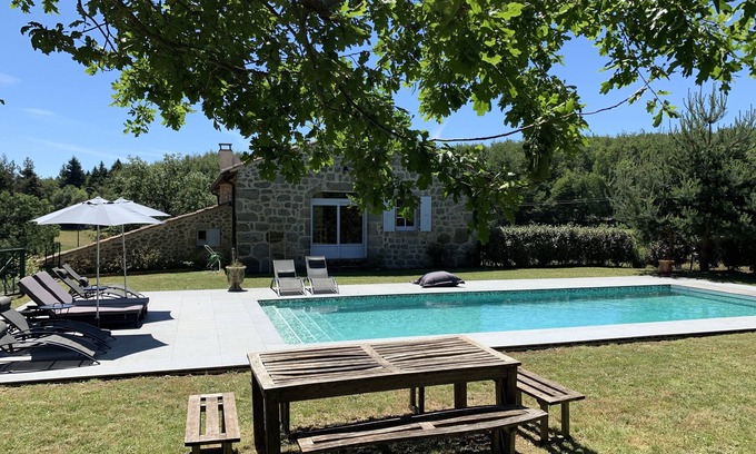 Boffres House | Restored Ardèche farm with heated pool
