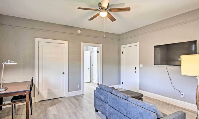 Enid Apartment | Restored Enid Apt ~ 1 Mile to Historic Downtown!