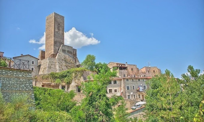 Introdacqua House | Restored Medieval Home Beneath 900 year old Tower in Introdacqua, Abruzzo