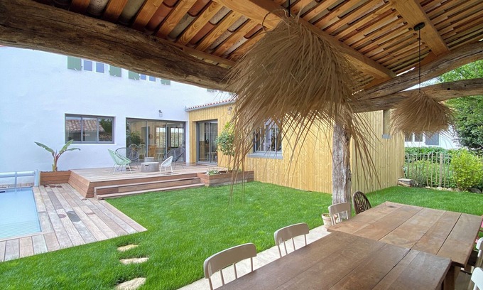 Saint-Clement-des-Baleines House | Retaise house, swimming pool, near beach and village center
