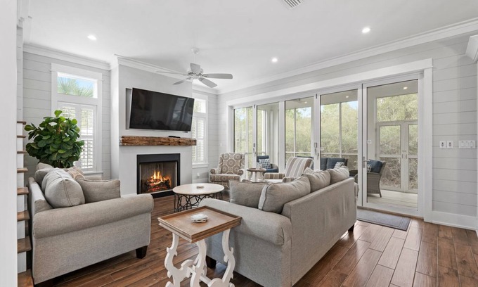 Seagrove Beach House | Rhoades Less Traveled- Bikes- Golf Cart! Heat Pool