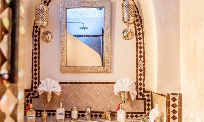 Riad Zitoun Jdid Bed & Breakfast | Riad Anabel - Bougainvillier Double