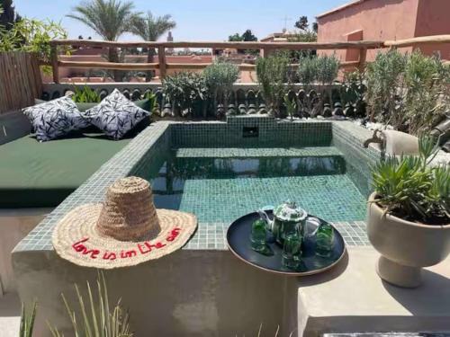Bab Doukkala House | Riad Ptit Kech, Bassin terrasse - Petits déjeuners