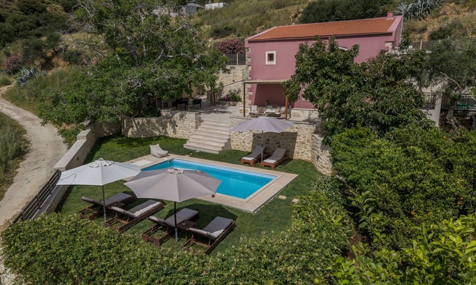 Rethymno Villa | River view Villa, Private pool, near Rethymno