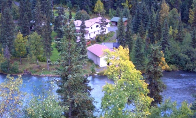 Cooper Landing House | Riverfront 4 bed Home Very private Great views Great trout fishing out back