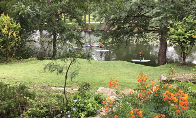 Kerrville Apartment | Riverfront Loft Apt in Downtown Kerrville at the Park