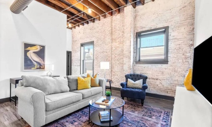 Downtown St. Louis Apartment | Riverfront Loft - Arch, Convention Center, Casino