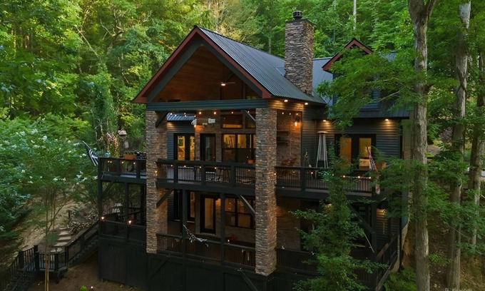 Ellijay Cabin | Riverfront Retreat in Secluded Resort