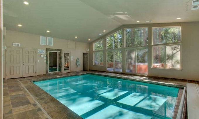Christmas Valley House | Riverside 6 Bed 6 Bath Indoor Pool & Hot tub & Sauna & Steam Shower In Tahoe !