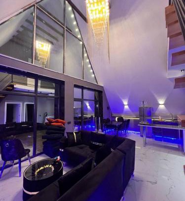Gabala Ski Chalet | Riverside Gabala Aframe Villa