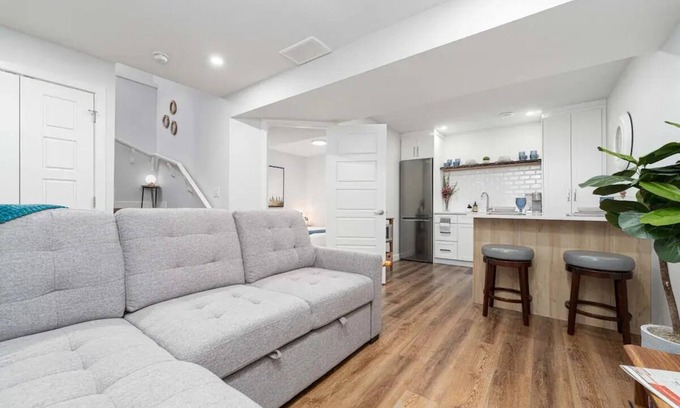 St. Albert House | Riverside Suite ~ New, with kitchenette, washer/dryer, & amenities nearby