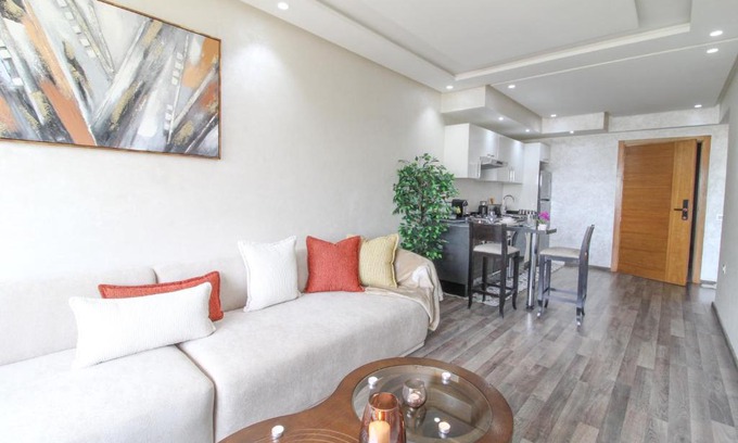 Casablanca Apartment | Riviera Escape - Appart Neuf Climatisé avec Balcon à Maarif Anfa