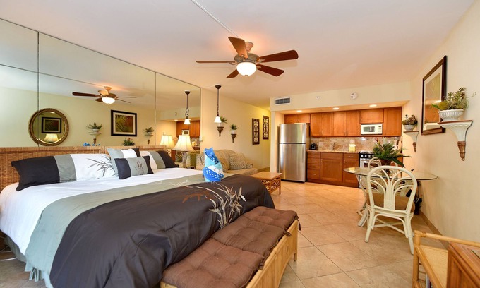 Kahana Condo | RK 104 BeachFront West Maui Studio w Pool and AC